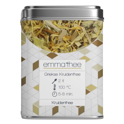 Tea tin Greek Herbal Tea