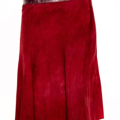 Midi Rok 'Elegance' rood