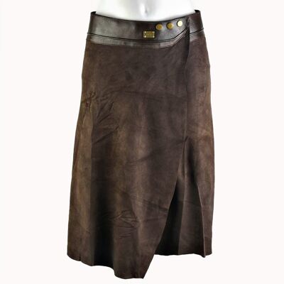 Midi Skirt 'Elegance' brown