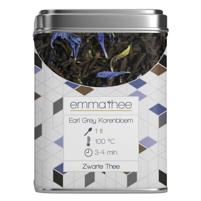 Tea tin Earl Gray Cornflower