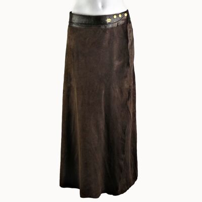 Long Skirt 'Elegance' brown