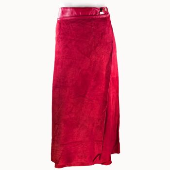 Jupe longue 'Elegance' rouge 1