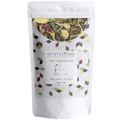 White tea Almond 100 gr