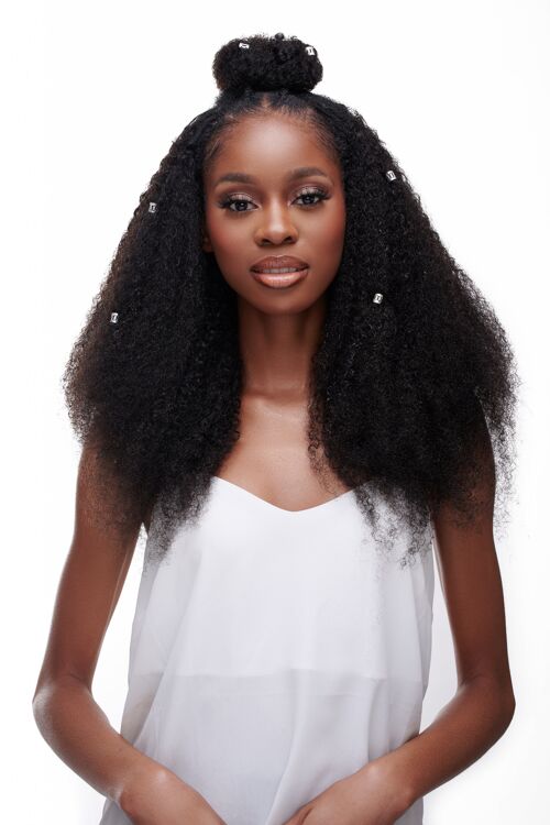 Kinky Curls U-Part Wig - 14" (130% density)