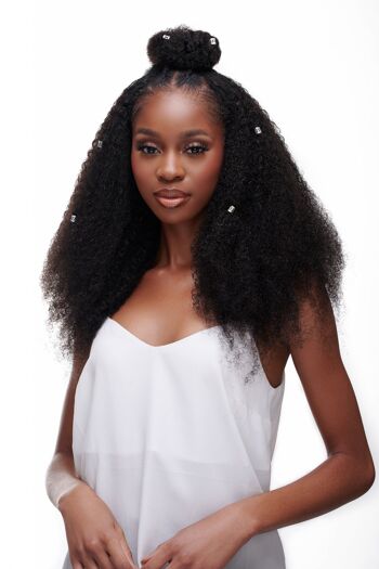 Perruque U-Part Kinky Curls - 18" (densité 130%) 5