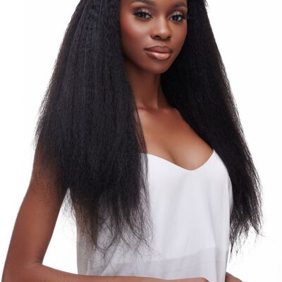 Kinky Straight U-Part Wig - 18" (150 % Dichte)