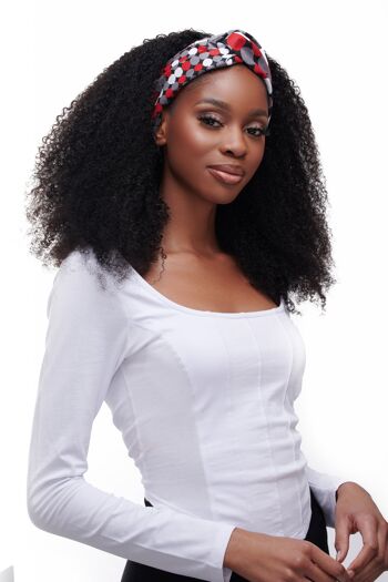 Perruque bandeau Kinky Curls - 20" (densité 150%) 3