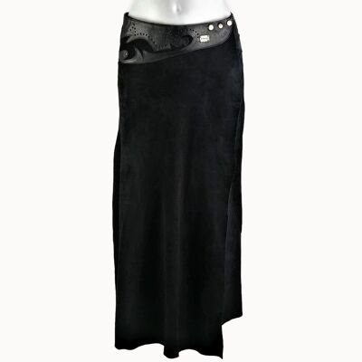 Long Skirt 'Boho' black