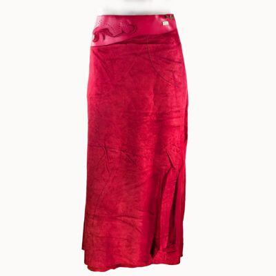Long Skirt 'Boho' red