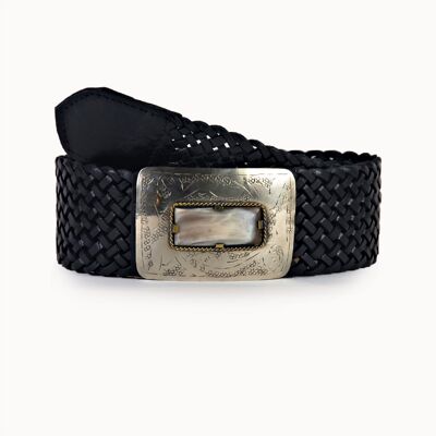 Belt 'Midan' black 115cm