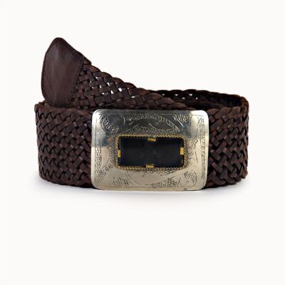 Belt 'Midan' brown 130cm