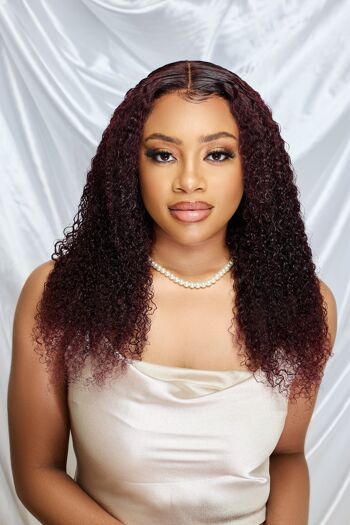 Kinky Curls 'Solange' Lace Wig 1