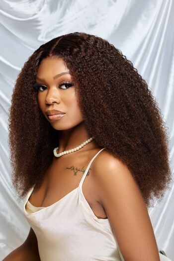 Kinky Coarse 'Lupita' Lace Wig - 13 x 4" Lace Frontal - 18" 5