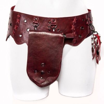 Ceinture Boho rouge