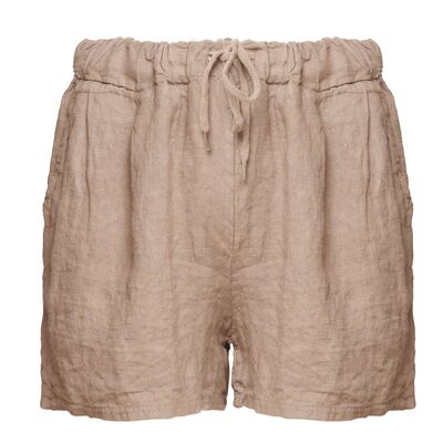 17691, Shorts, Linen Nougat