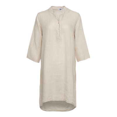 17690 Shirt Dress, Linen Light Beige