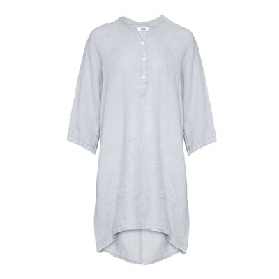 17690 Shirt Dress, Linen Pearl Grey