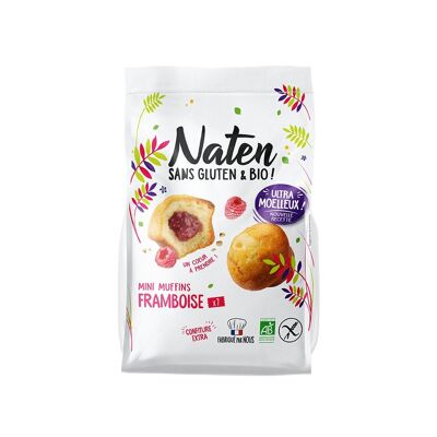 Glutenfreie Himbeer-Mini-Muffins 200g Naten