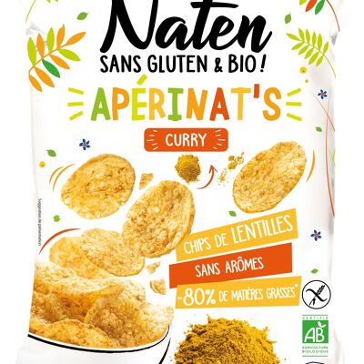 Glutenfreie Curry Chips 50g Naten