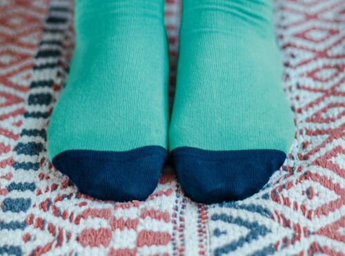 Socks Indian Ocean Turquoise