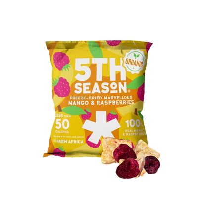 5th Season Organic Mango & Raspberry Bites