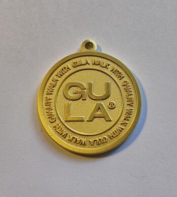 GULA Dog Tag - Coordonnées - Laiton massif