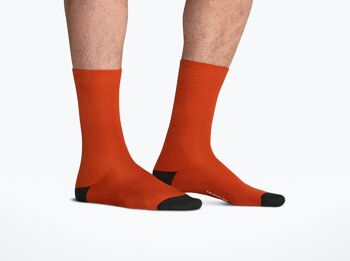 Chaussettes Krakatoa Red lave 4