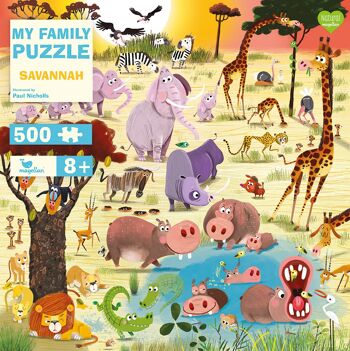 Puzzle Ma Famille - Savane 2