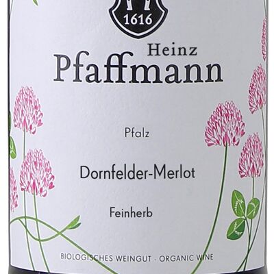 2021 Dornfelder-Merlot feinherb BIO - Weingut 1616 Pfaffmann Heinz Stiftung