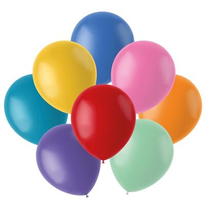 Ballonnen Color Pop Mix Meerkleurig 23cm - 50 stuks