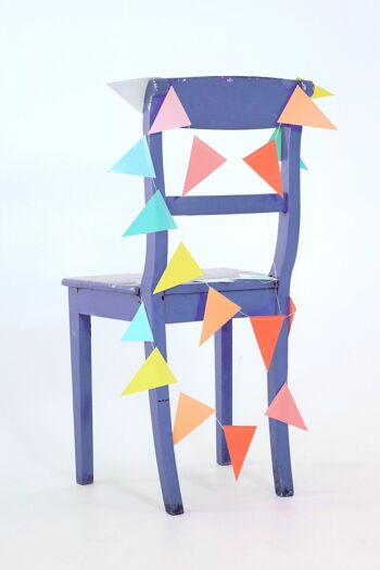 Mini Bunting Pastel Multicolore - 2,6 mètres 3