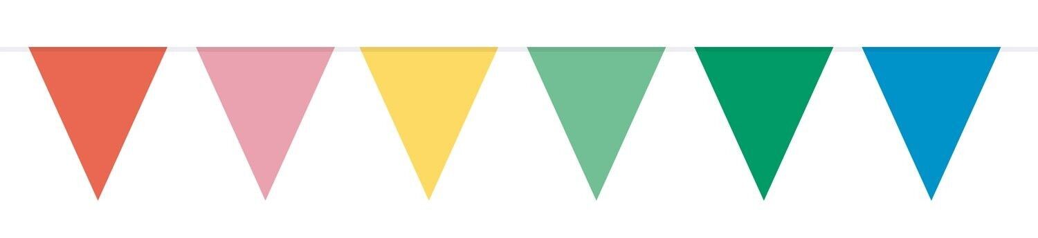 Bunting Retro Multicolore - 10 metri