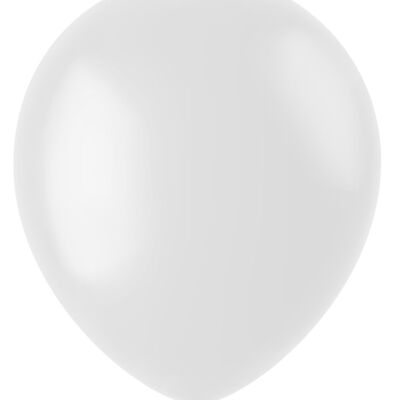 Ballons Coco Blanc Mat 33cm - 10 pièces