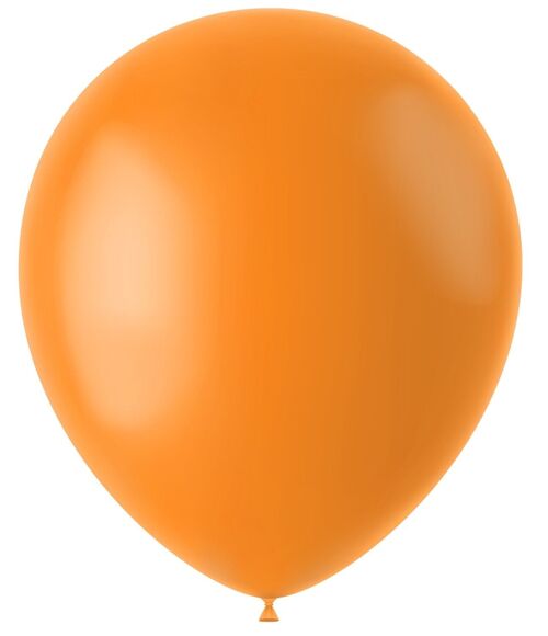 Ballonnen Tangerine Orange Mat 33cm - 10 stuks