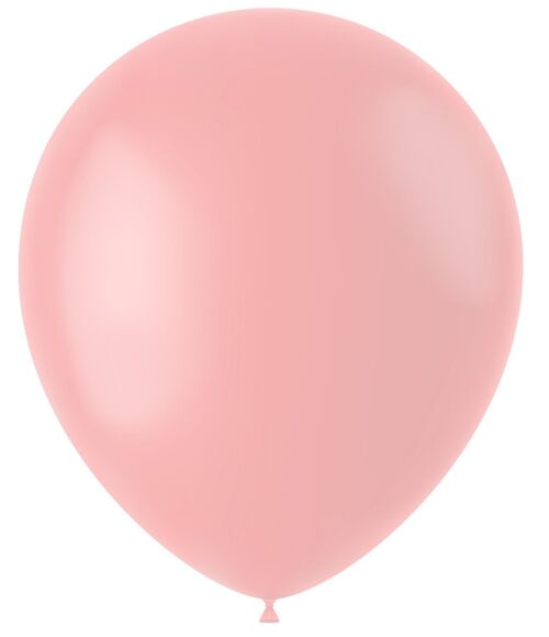 Ballonnen Powder Pink Mat 33cm - 10 stuks