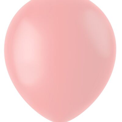 Ballons Rose Poudré Mat 33cm - 10 pièces