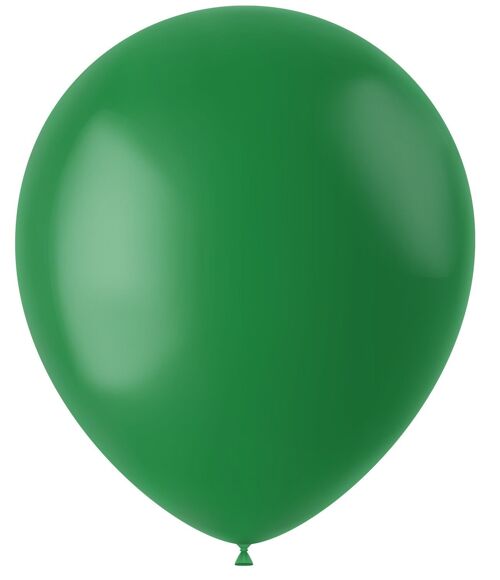 Ballonnen Pine Green Mat 33cm - 10 stuks