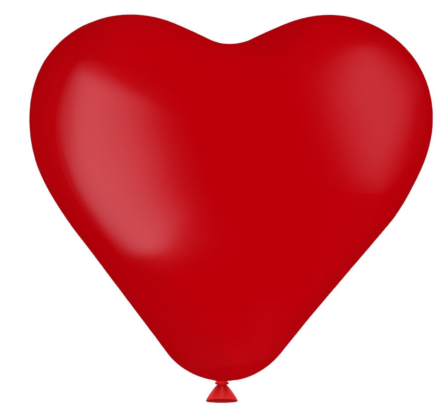 Heart Shaped Balloons Ruby Red 25cm - 8 pieces