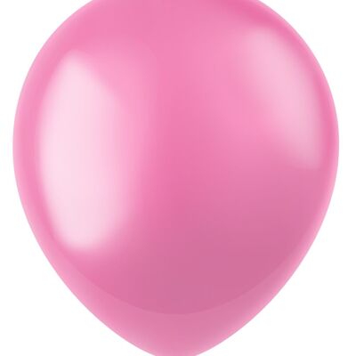 Globos Radiant Bubblegum Pink Metalizado 33cm - 10 piezas