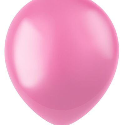 Ballonnen Radiant Bubblegum Pink Metallic 33cm - 10 stuks