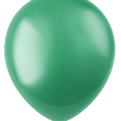 Luftballons Radiant Regal Green Metallic 33cm - 10 Stück