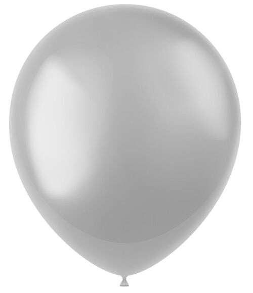 Ballonnen Moondust Silver Metallic 33cm - 10 stuks