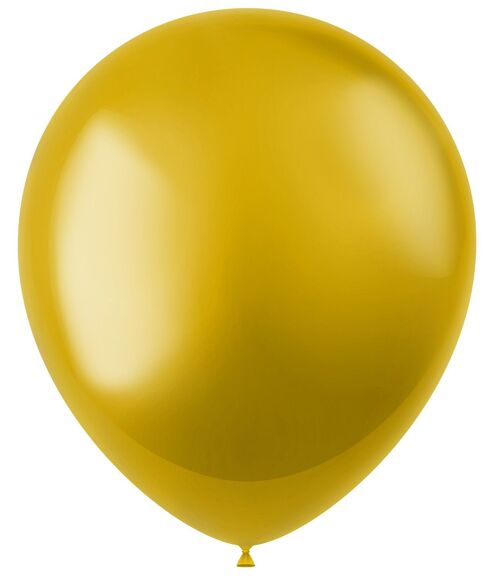 Ballonnen Stardust Gold Metallic 33cm - 10 stuks