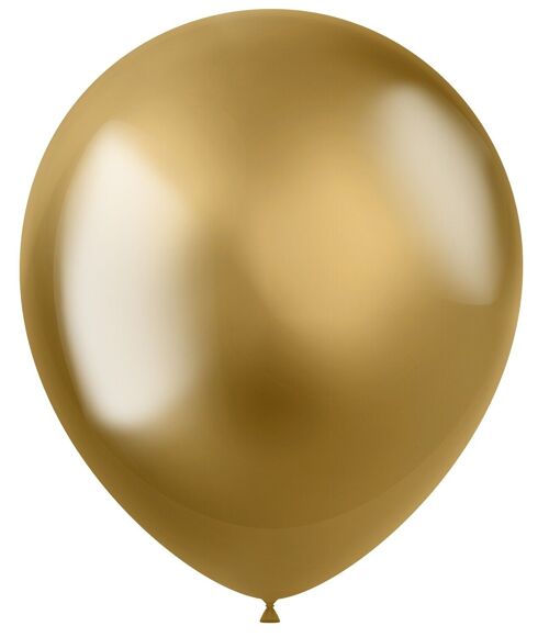 Ballonnen Intense Gold 33cm - 10 stuks