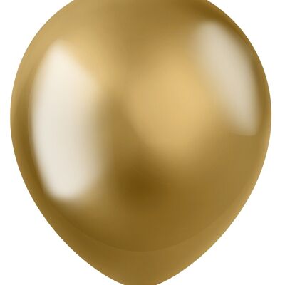 Luftballons Intense Gold 33cm - 10 Stück