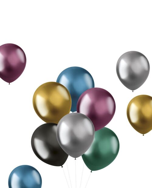 Ballonnen Shine Intense 33cm - 10 stuks