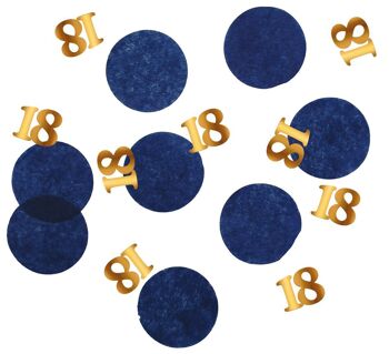 Confetti Elegant True Blue 18 ans - 25 grammes