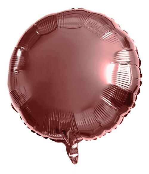 Folieballon Rond Brons - 45 cm