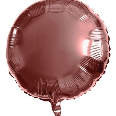 Foil Balloon Round Bronze - 45 cm