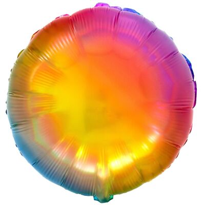 Foil Balloon Round Yummy Gummy Rainbow - 45 cm